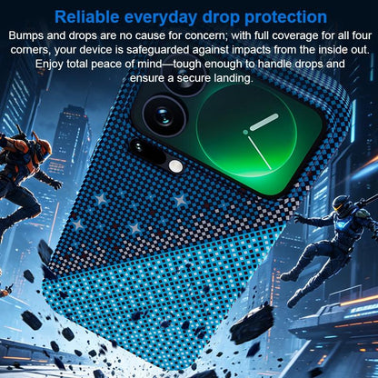 For Xiaomi 17 Pro Max Asterism Pattern TPU Magnetic Phone Case - Blue - EDA009701903C