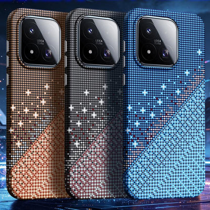For Xiaomi 17 Max Asterism Pattern TPU Magnetic Phone Case - Blue - EDA009701904C