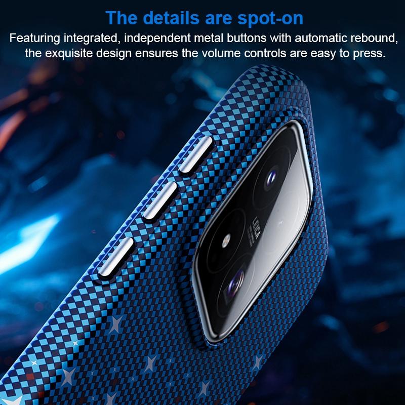 For Xiaomi 17 Max Asterism Pattern TPU Magnetic Phone Case - Blue - EDA009701904C