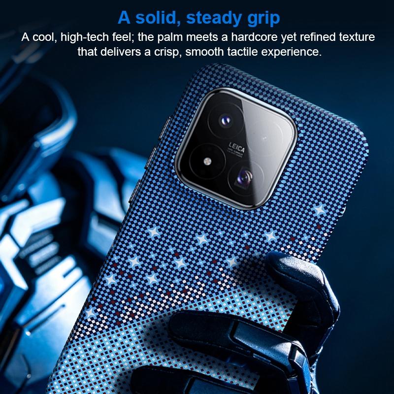 For Xiaomi 17 Max Asterism Pattern TPU Magnetic Phone Case - Blue - EDA009701904C
