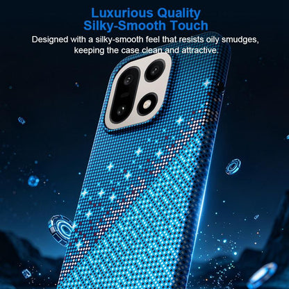 For OnePlus 15 Asterism Pattern TPU Magnetic Phone Case - Orange - EDA009702001A