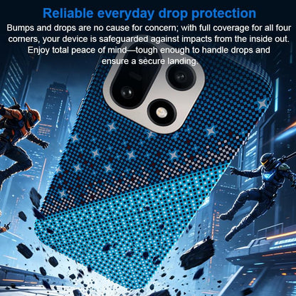 For OnePlus 15 Asterism Pattern TPU Magnetic Phone Case - Orange - EDA009702001A