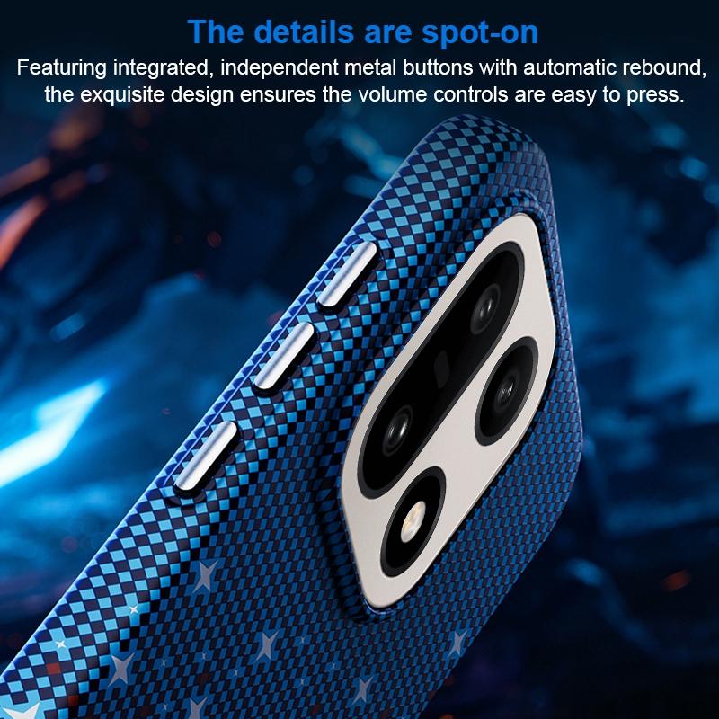 For OnePlus 15 Asterism Pattern TPU Magnetic Phone Case - Orange - EDA009702001A