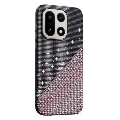 For OnePlus 15 Asterism Pattern TPU Magnetic Phone Case - Black - EDA009702001B