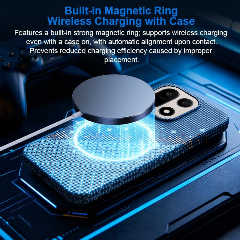 For OnePlus 15 Asterism Pattern TPU Magnetic Phone Case - Black - EDA009702001B