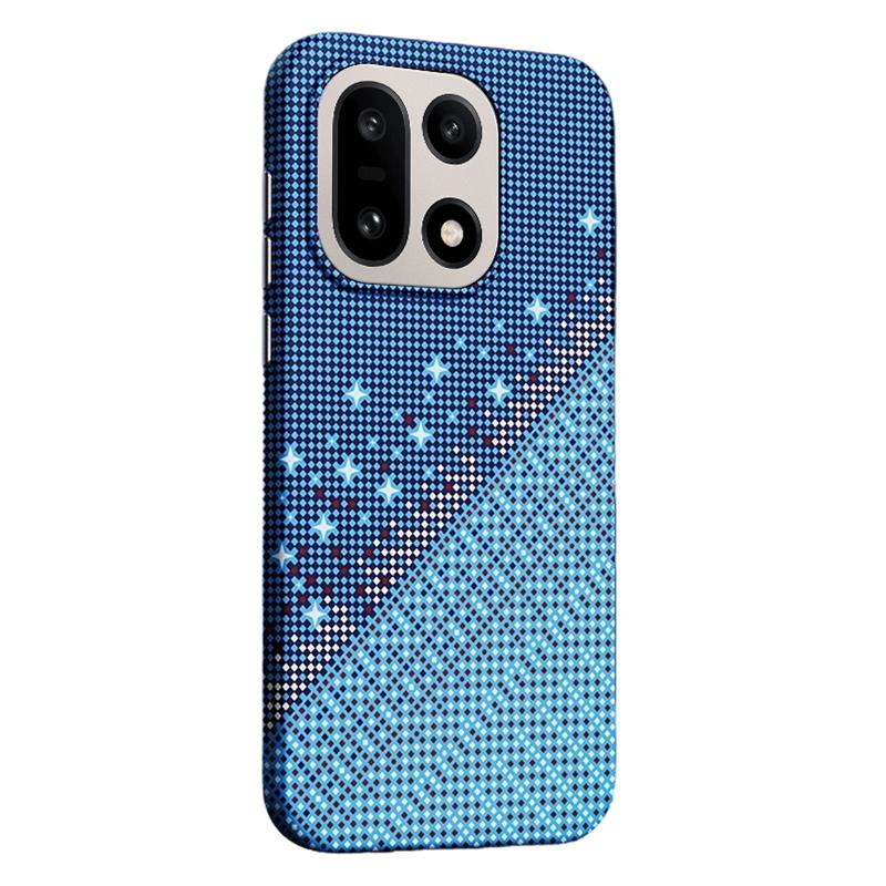 For OnePlus 15 Asterism Pattern TPU Magnetic Phone Case - Blue - EDA009702001C