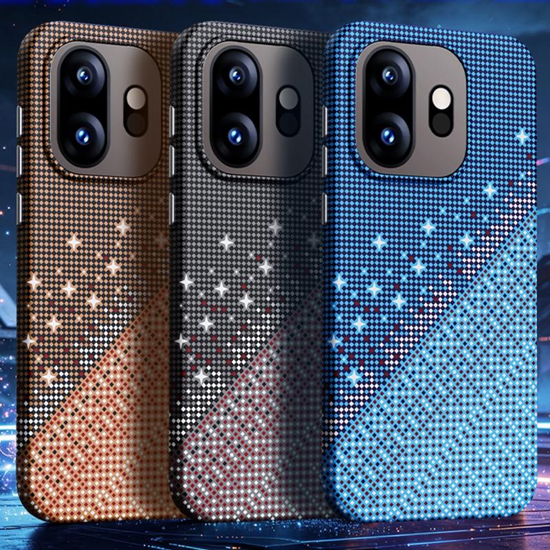 For OnePlus 15T Asterism Pattern TPU Magnetic Phone Case - Orange - EDA009702002A