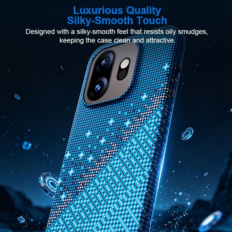 For OnePlus 15T Asterism Pattern TPU Magnetic Phone Case - Black - EDA009702002B