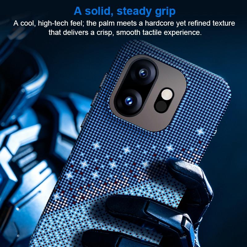 For OnePlus 15T Asterism Pattern TPU Magnetic Phone Case - Black - EDA009702002B
