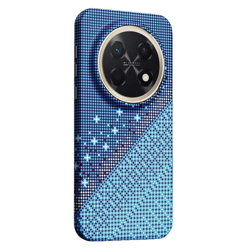 For Huawei Enjoy 90 Pro Max Asterism Pattern TPU Magnetic Phone Case - Blue - EDA009702501C