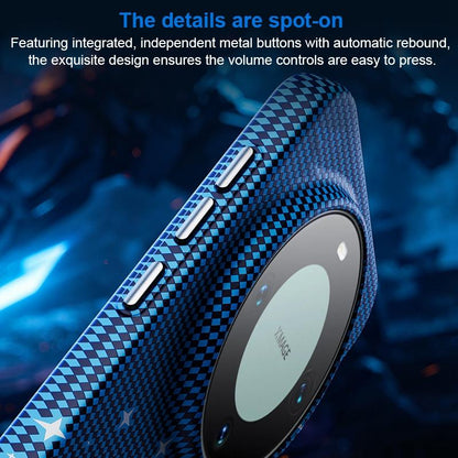 For Huawei Mate 60 Pro / 60 Pro+ Asterism Pattern TPU Magnetic Phone Case - Orange - EDA009702502A