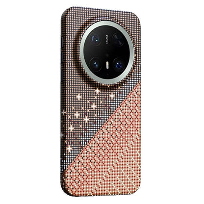 For Huawei Mate 70 Pro / 70 Pro+ Asterism Pattern TPU Magnetic Phone Case - Orange - EDA009702503A