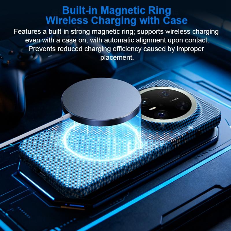 For Huawei Mate 70 Pro / 70 Pro+ Asterism Pattern TPU Magnetic Phone Case - Orange - EDA009702503A