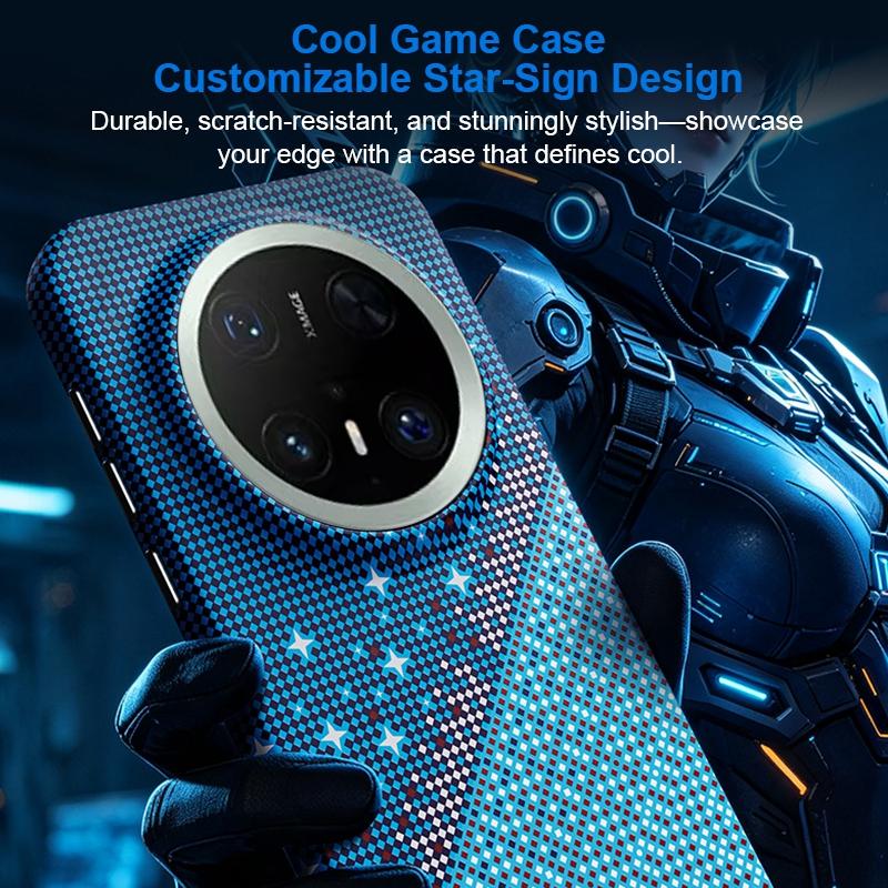For Huawei Mate 70 Pro / 70 Pro+ Asterism Pattern TPU Magnetic Phone Case - Black - EDA009702503B