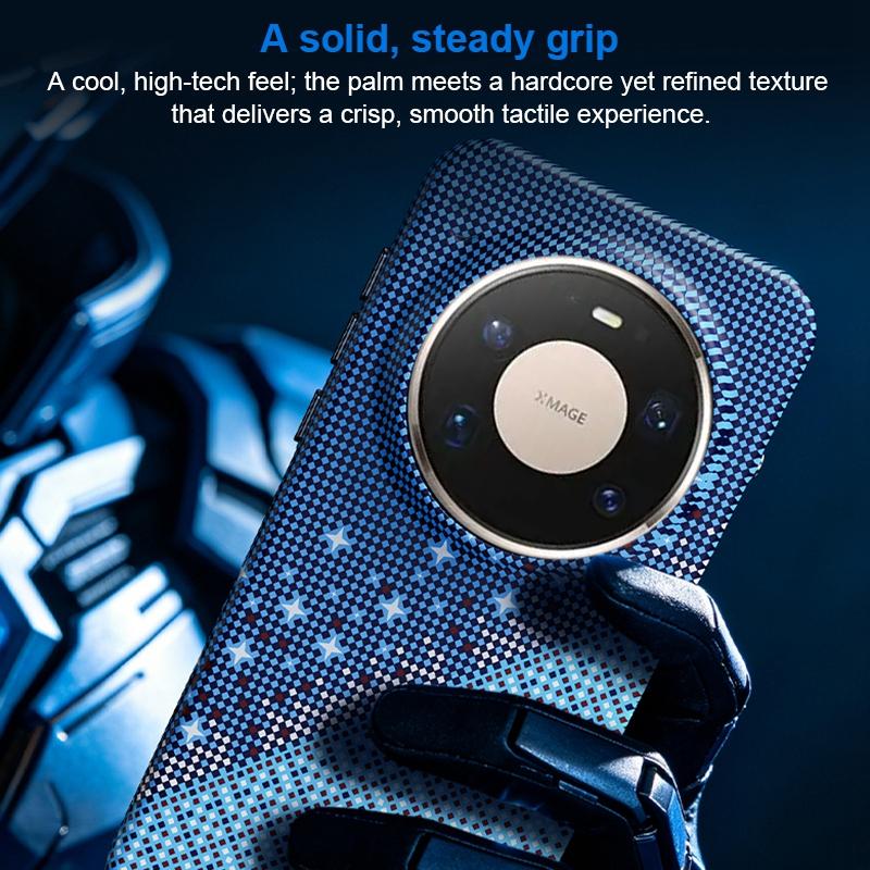 For Huawei Mate 80 Pro Max Asterism Pattern TPU Magnetic Phone Case - Orange - EDA009702504A