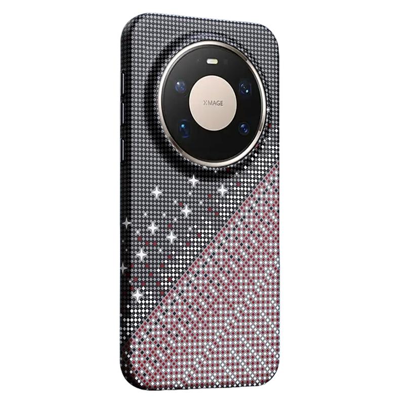 For Huawei Mate 80 Pro Max Asterism Pattern TPU Magnetic Phone Case - Black - EDA009702504B