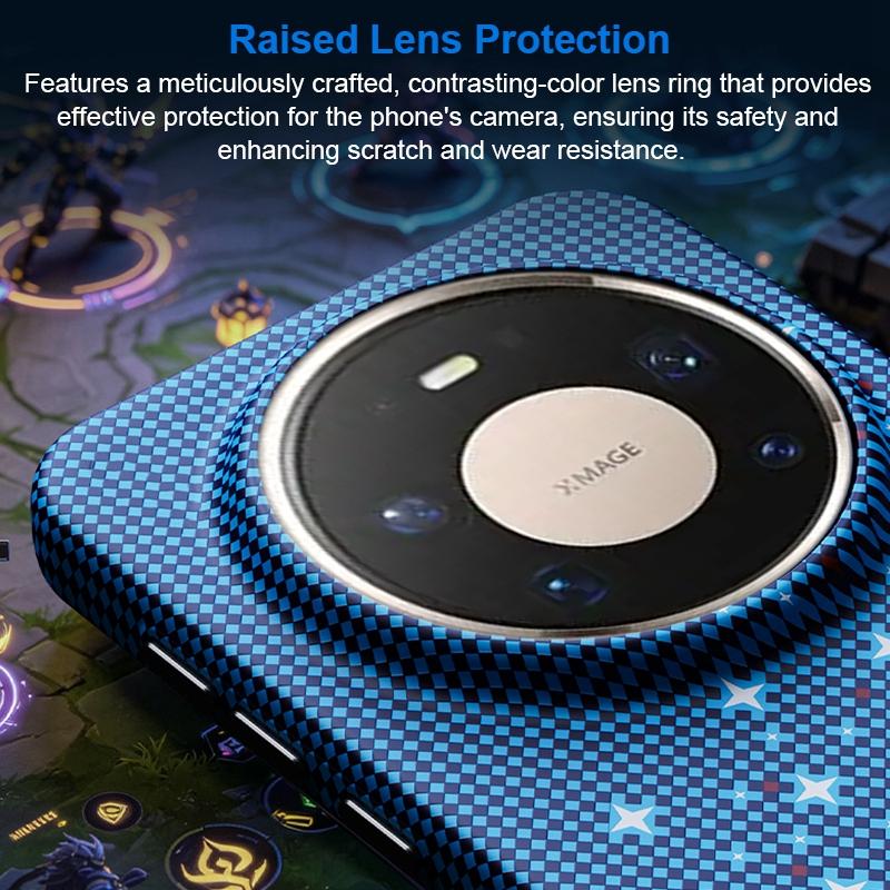 For Huawei Mate 80 Pro Max Asterism Pattern TPU Magnetic Phone Case - Blue - EDA009702504C