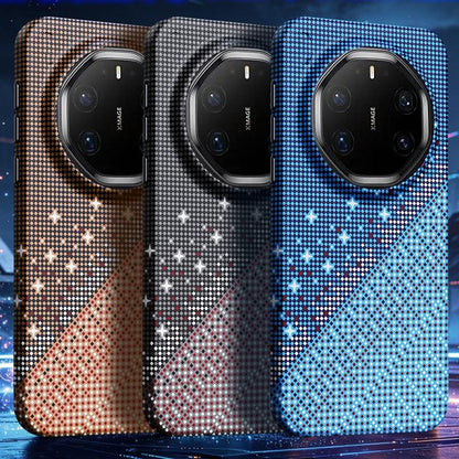 For Huawei Mate 80 RS Ultimate Asterism Pattern TPU Magnetic Phone Case - Orange - EDA009702505A
