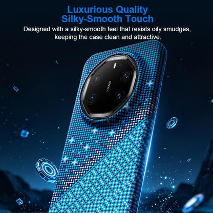 For Huawei Mate 80 RS Ultimate Asterism Pattern TPU Magnetic Phone Case - Black - EDA009702505B