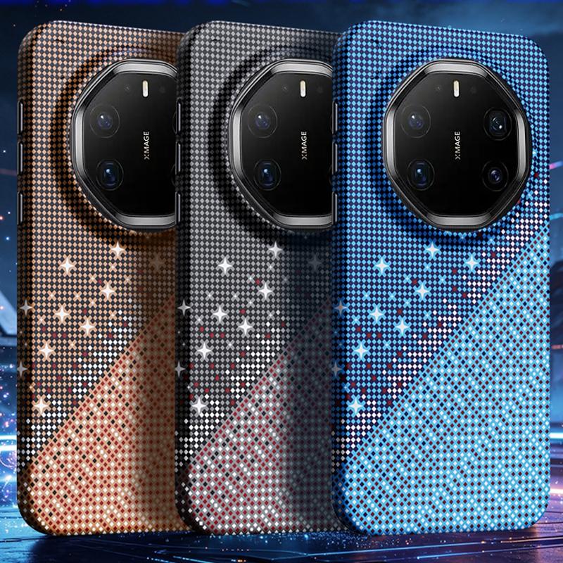 For Huawei Mate 80 RS Ultimate Asterism Pattern TPU Magnetic Phone Case - Blue - EDA009702505C