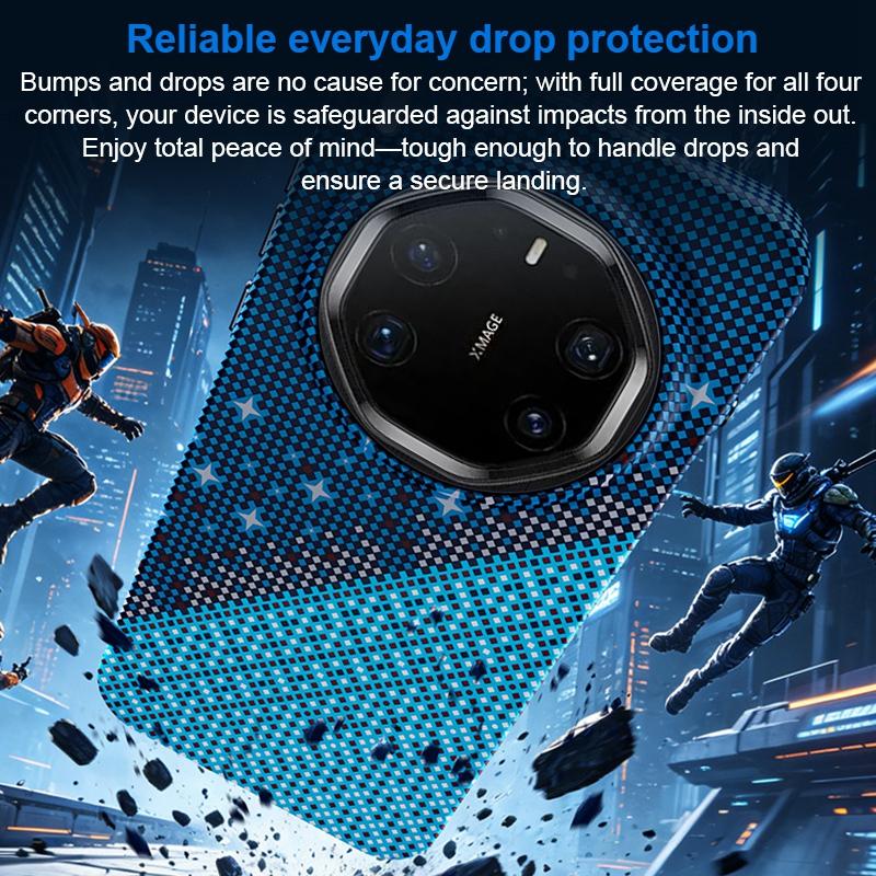 For Huawei Mate 80 RS Ultimate Asterism Pattern TPU Magnetic Phone Case - Blue - EDA009702505C