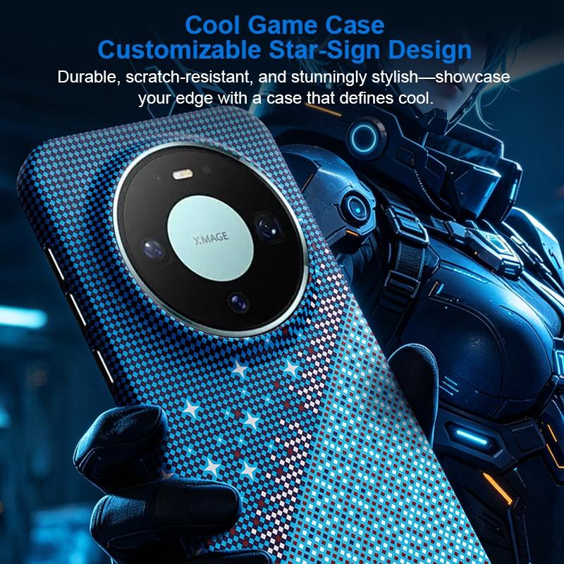For Huawei Mate 80 / 80 Pro Asterism Pattern TPU Magnetic Phone Case - Blue - EDA009702506C