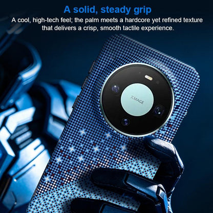 For Huawei Mate 80 / 80 Pro Asterism Pattern TPU Magnetic Phone Case - Blue - EDA009702506C