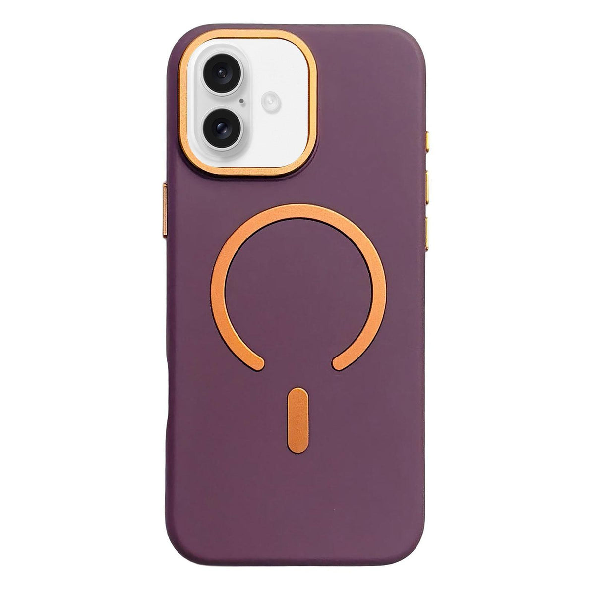 For iPhone 17 Ice Frosted Texture Magnetic Phone Case - Purple - EDA009708103D