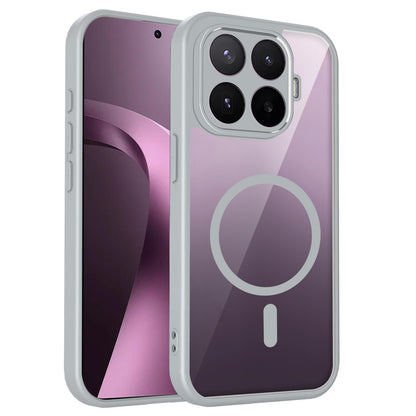 For Xiaomi 17T 5G Matte PC Skin-feel Magnetic Shockproof Phone Case - Grey - EDA009711002A