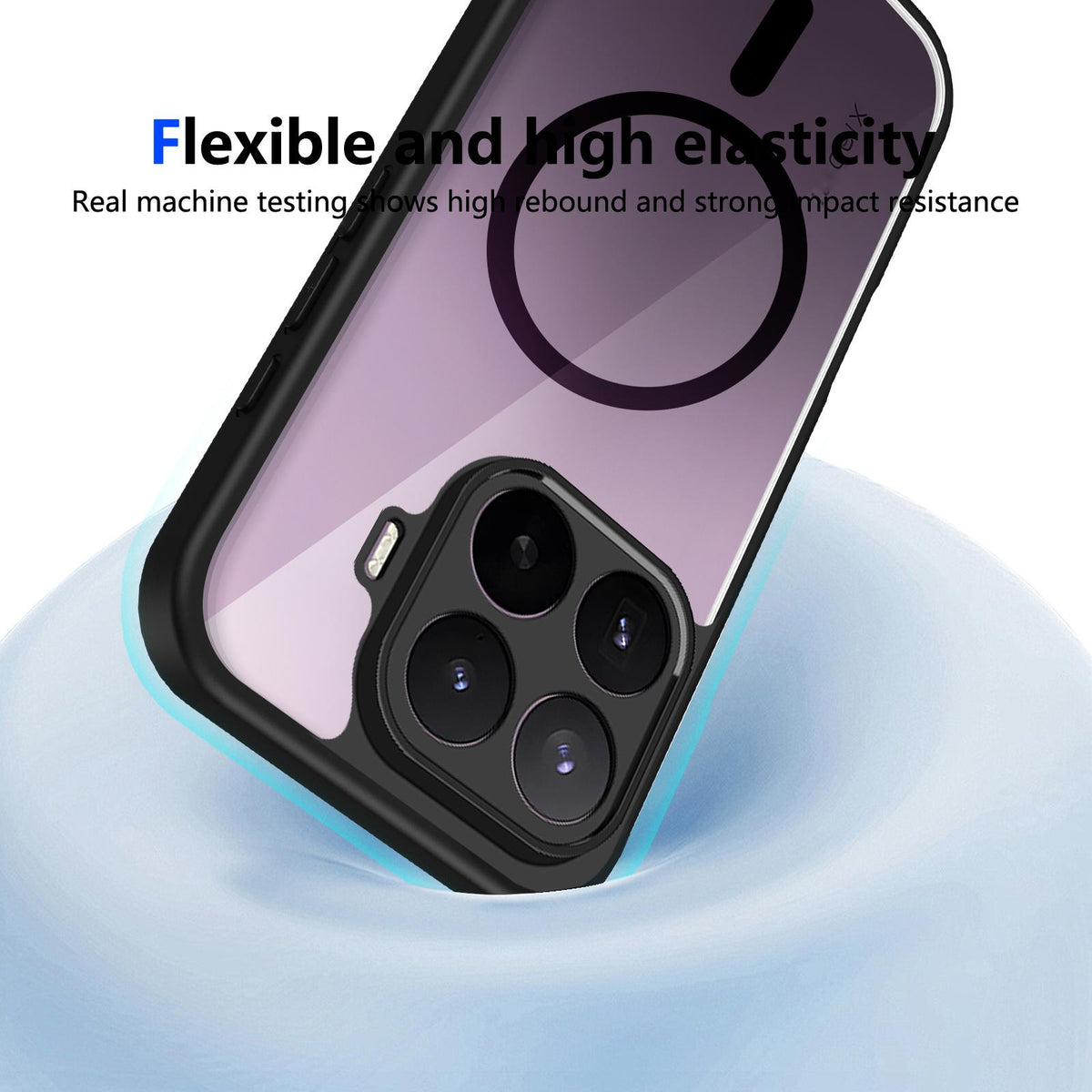 For Xiaomi 17T 5G Matte PC Skin-feel Magnetic Shockproof Phone Case - Black - EDA009711002B