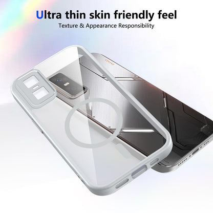 For Infinix GT 30 Pro Matte PC Skin-feel Magnetic Shockproof Phone Case - Grey - EDA009711201A