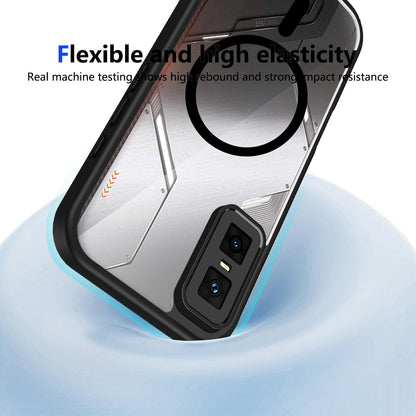 For Infinix GT 30 Pro Matte PC Skin-feel Magnetic Shockproof Phone Case - Black - EDA009711201B