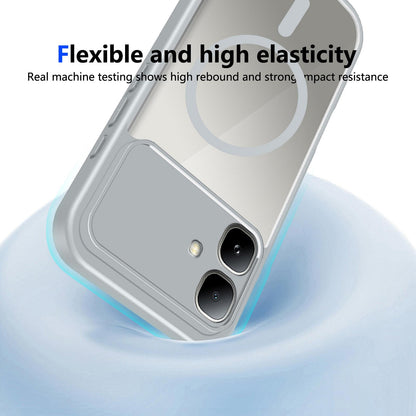 For Infinix Smart 20 4G Matte PC Skin-feel Magnetic Shockproof Phone Case - Grey - EDA009711204A