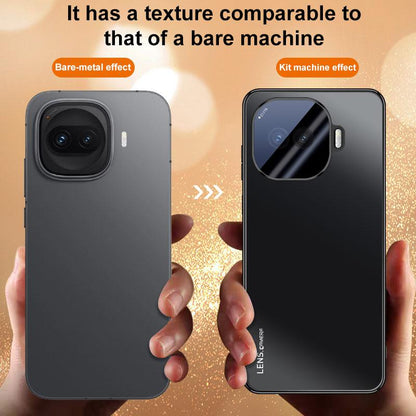 For vivo iQOO Z11 Turbo AG Frosted Electroplating Acrylic Phone Case - Silver White - EDA009711802B