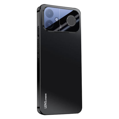 For Redmi K90 Max AG Frosted Electroplating Acrylic Phone Case - Black - EDA009712001A