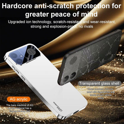For Redmi K90 Max AG Frosted Electroplating Acrylic Phone Case - Gold - EDA009712001C