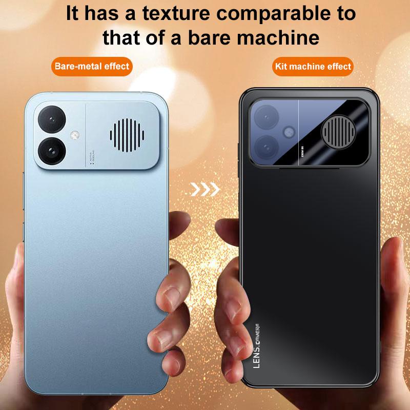 For Redmi K90 Max AG Frosted Electroplating Acrylic Phone Case - Gold - EDA009712001C