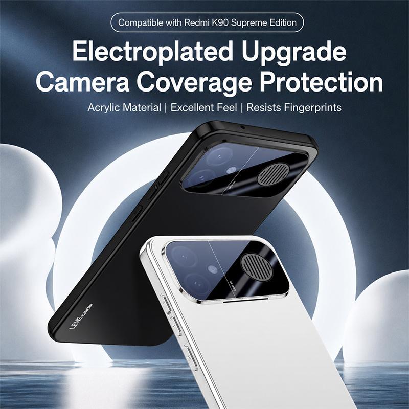 For Redmi K90 Ultra AG Frosted Electroplating Acrylic Phone Case(Gold)