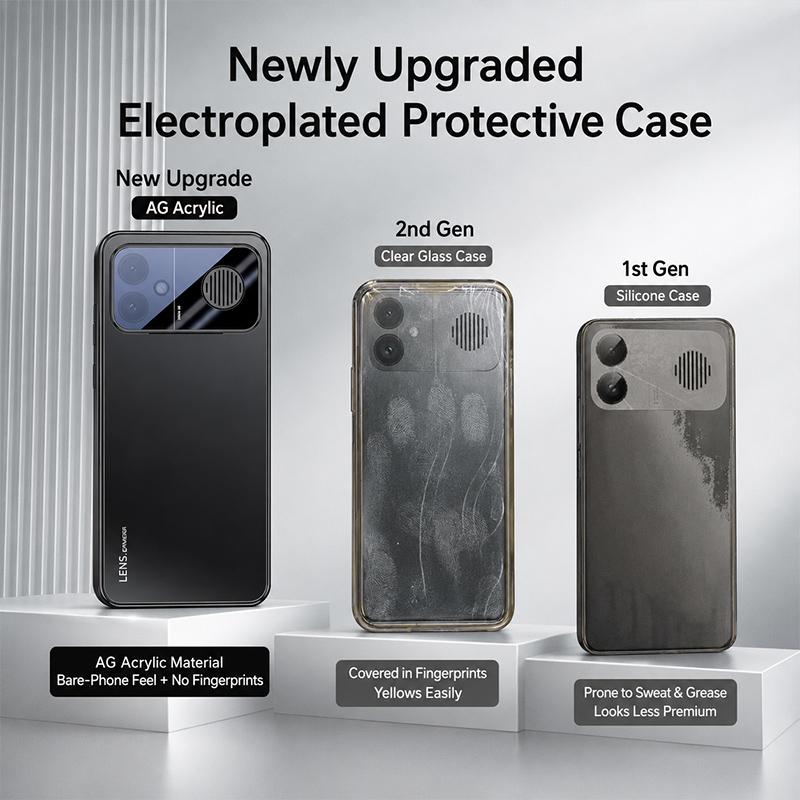 For Redmi K90 Ultra AG Frosted Electroplating Acrylic Phone Case(Gold)