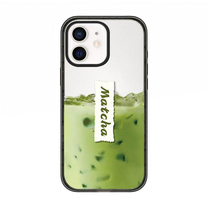 For iPhone 11 Matcha Latte Cake Pattern Acrylic TPU Phone Case - Matcha Latte - EDA009712823A