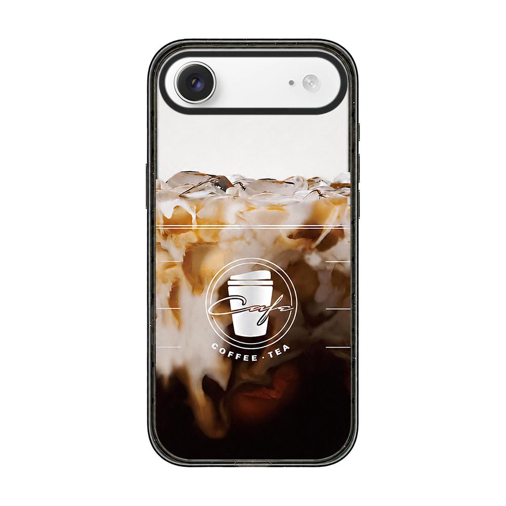 For iPhone Air Matcha Latte Cake Pattern Magnetic Acrylic TPU Phone Case - Iced Americano - EDA009713104B