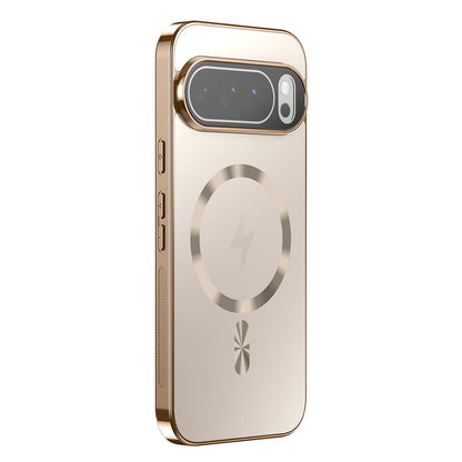 For Google Pixel 10 Vacuum Electroplated Magnetic Phone Case - Gold - EDA009716601G
