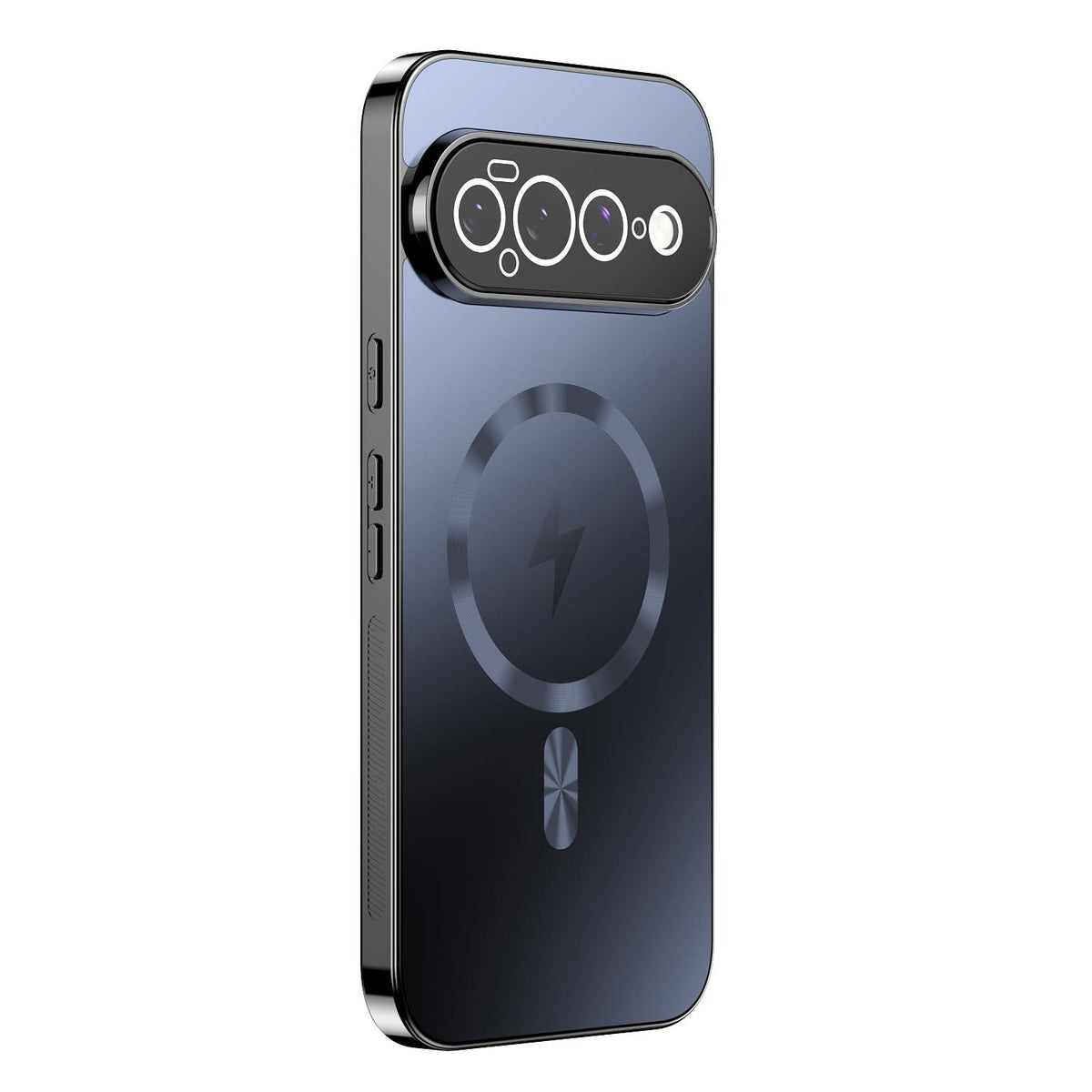 For Google Pixel 11 Pro XL Vacuum Electroplated Magnetic Phone Case - Black - EDA009716603A