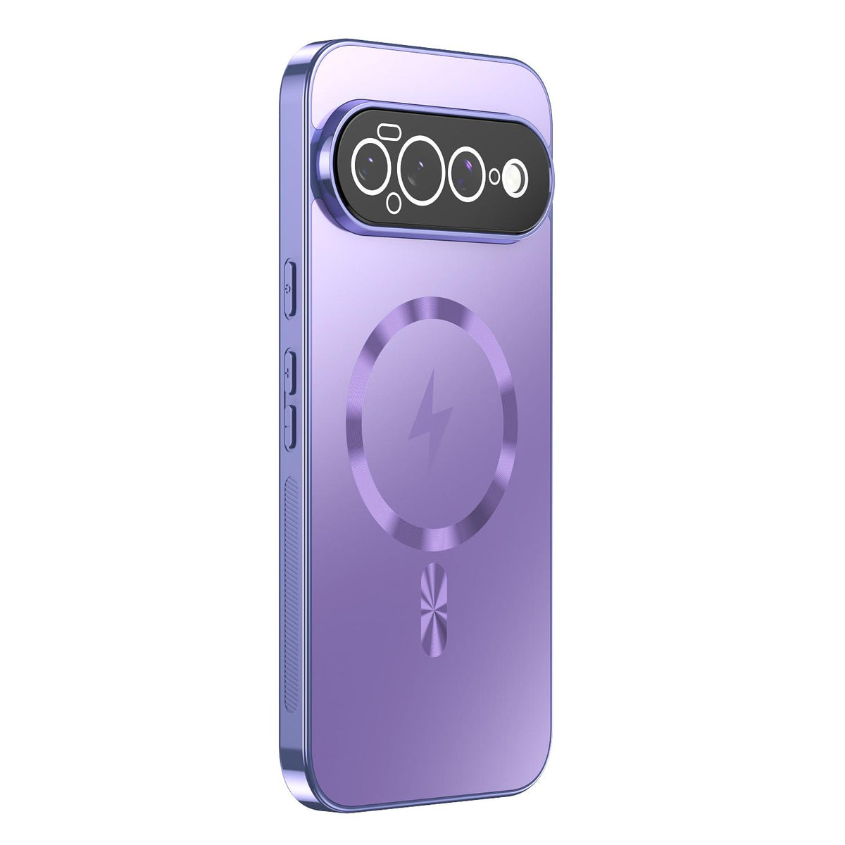 For Google Pixel 11 Pro XL Vacuum Electroplated Magnetic Phone Case - Purple - EDA009716603E
