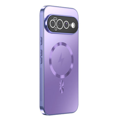For Google Pixel 11 Pro XL Vacuum Electroplated Magnetic Phone Case - Purple - EDA009716603E