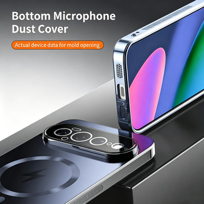 For Google Pixel 11 Pro XL Vacuum Electroplated Magnetic Phone Case - Green - EDA009716603F