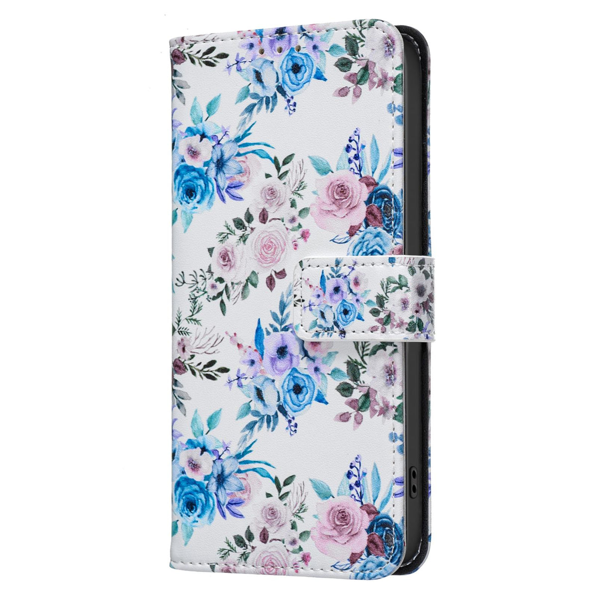 For Realme 16T 5G BF42 Color Painting Leather Phone Case - Floral - EDA009718301F