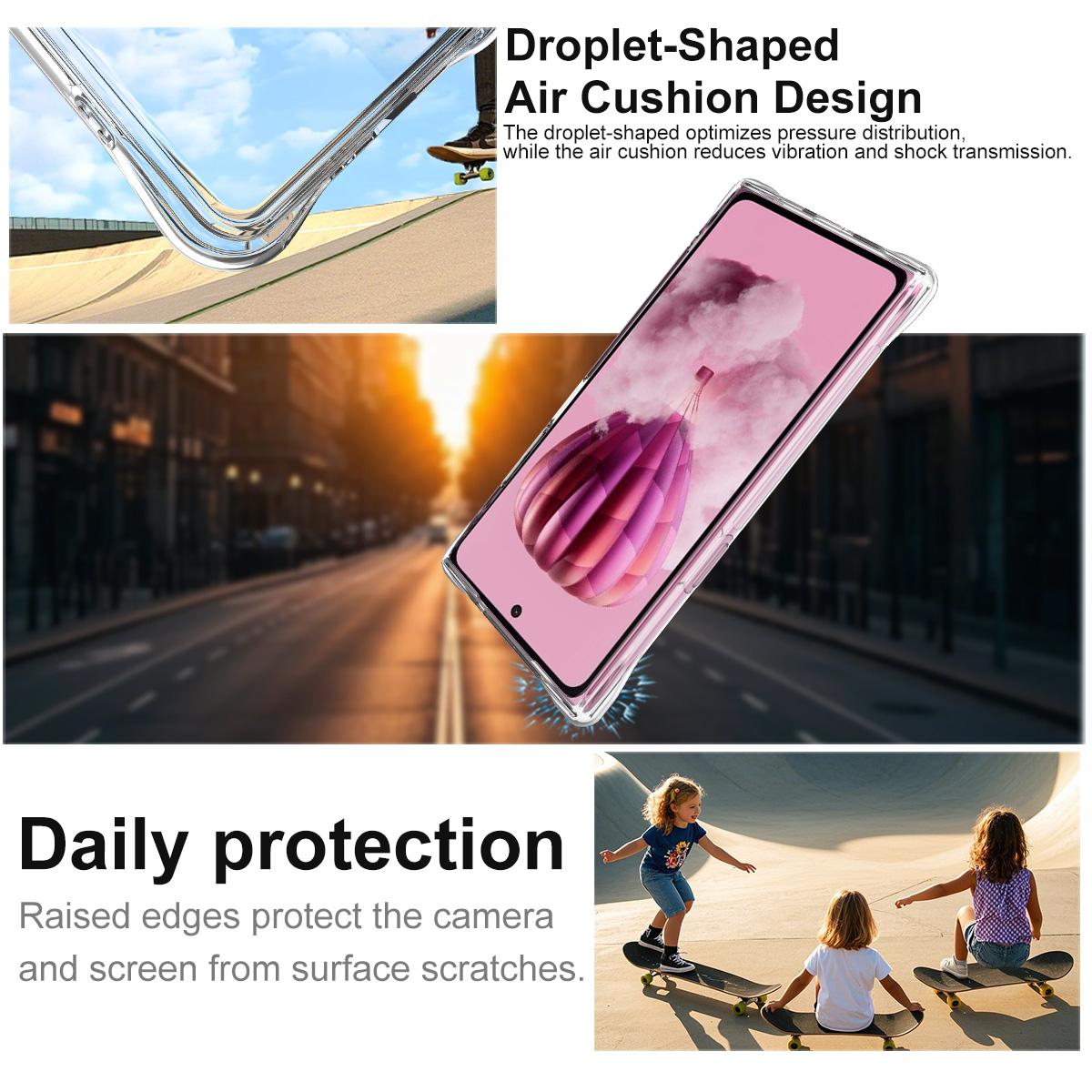 For HMD Skyline imak Airbag Version TPU Phone Case - Transparent - EDA009718601A