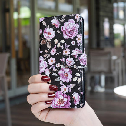 For Xiaomi 17T Pro 5G BF42 Color Painting Leather Phone Case - Rose - EDA009718801E