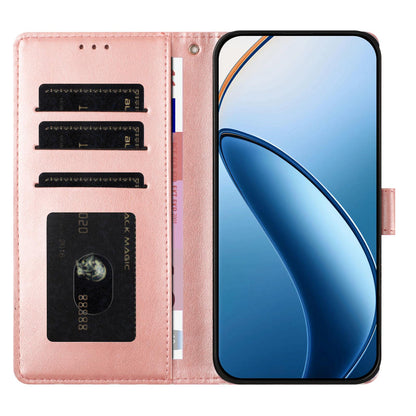 For Xiaomi 15S Pro Hearts Pattern Buckle Vegan Leather Phone Case with Strap - Pink Hearts - EDA009719506B